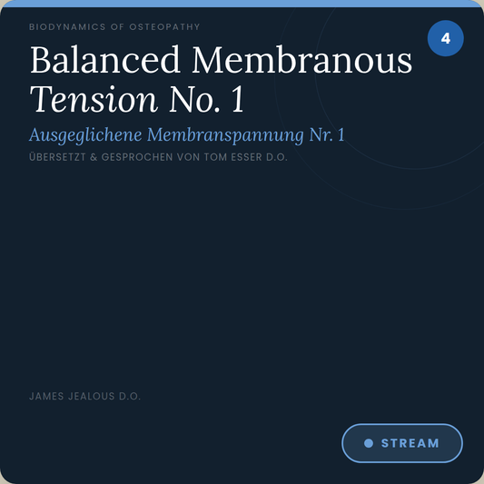 CD 004 Die ausgeglichenen Membranspannung Nr. 1 (Balanced Membranous Tension No. 1)