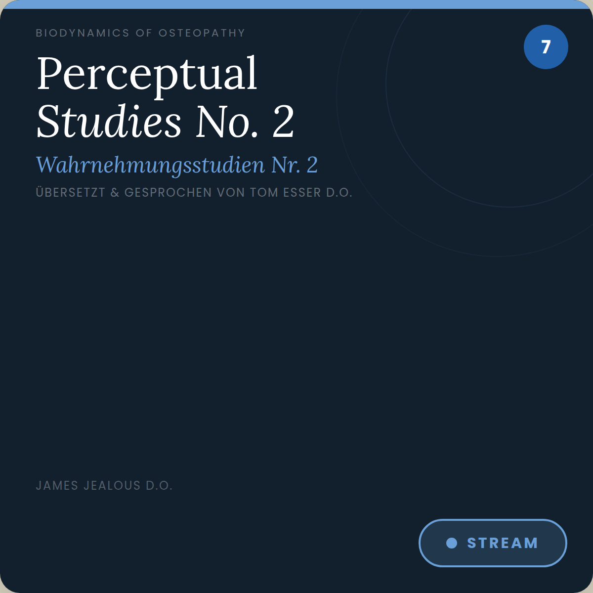 CD 007 Wahrnehmungsstudien Nr. 2 (Perceptual Studies No. 2)