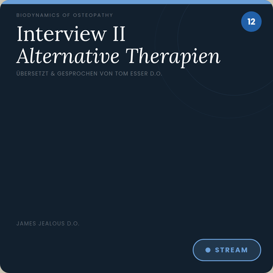CD 012 Interview II mit James Jealous zu alternativen Therapien