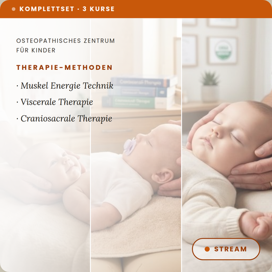 Osteopathie 3er-Komplettset – CST, VIT und MET